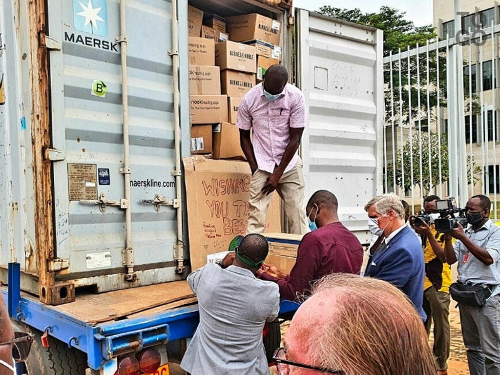 Réception d’infrastructures scolaires à Cinkassé, au nord du Togo, grâce à la coopération allemande