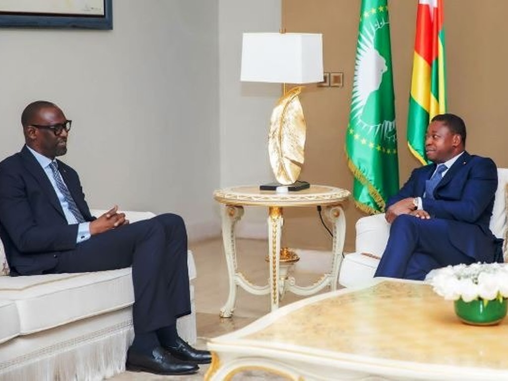 Togo : Le Président Faure Gnassingbé reçoit le ministre malien des Affaires étrangères pour discuter du retrait du Mali de la CEDEAO